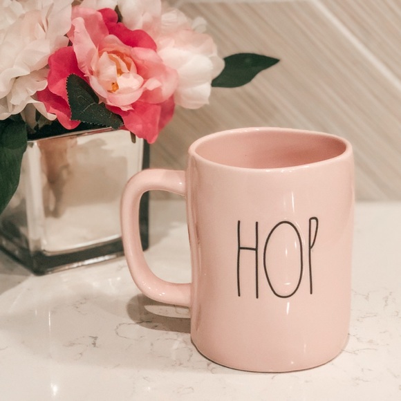 Rae Dunn Pink “HIP/HOP” double sided mug - Picture 2 of 2